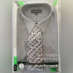 HARVE BENARD Dress Shirt & Hand Made Tie